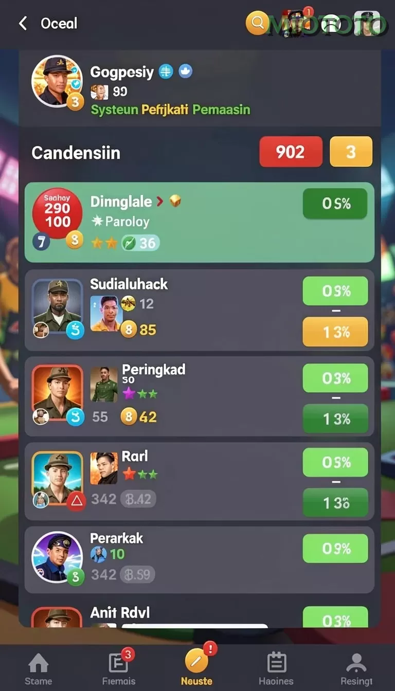 Cuplikan layar HOKI777 — halaman utama