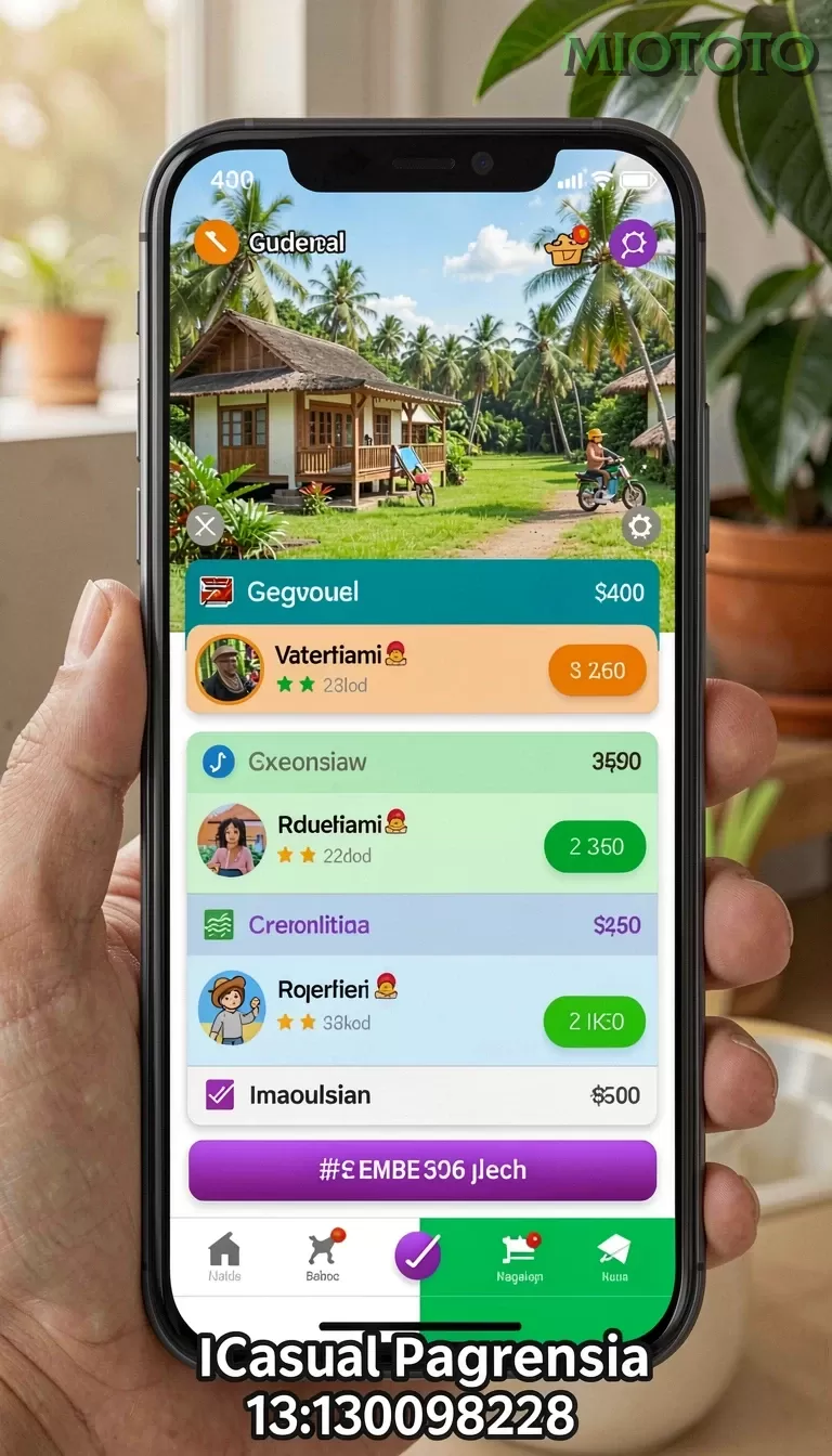 Cuplikan layar JP689 — menu navigasi