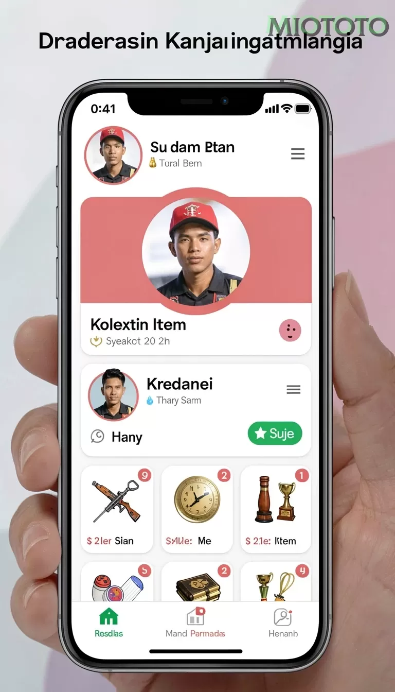 Cuplikan layar JP689 — halaman utama